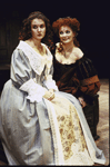 Actresses (L-R) Tracy Sallows & Carole Shelley in a scene fr. the Circle in the Square production of the play "The Miser." (New York)