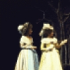 Actresses (L-2L) Eileen Atkins & Tovah Feldshuh in a scene fr. the American Shakespeare Theatre's production of the play "As You Like It." (Stratford)