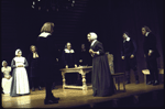 Actors (2L-R) Tovah Feldshuh, George Hearn, Jack Gwillim, Wyman Pendleton, Anna Levine, Don Murray and Richard Dix in a scene from the American Shakespeare Theatre's production of the play "The Crucible." (Stratford)