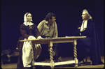 Actors (L-R) Maria Tucci, Don Murray and George Hearn in a scene from the American Shakespeare Theatre's production of the play "The Crucible." (Stratford)