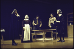 Actors (L-R) George Hearn, Maria Tucci, Don Murray and Tom McDermott in a scene from the American Shakespeare Theatre's production of the play "The Crucible." (Stratford)