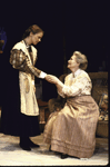 Actresses (L-R) Alice Haining and Teresa Wright in a scene from the Circle in the Square production of the play "On Borrowed Time." (New York)