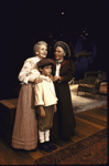 Actors (L-R) Teresa Wright, Matthew Porac and Bette Heritze in a scene from the Circle in the Square production of the play "On Borrowed Time." (New York)