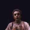 Actors Beth Fowler & Bob Gunton in a scene fr. the Circle in the Square production of the musical "Sweeney Todd." (New York)