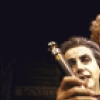 Actors Beth Fowler & Bob Gunton in a scene fr. the Circle in the Square production of the musical "Sweeney Todd." (New York)
