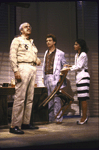 Actors (L-R) George Guidall, Sam Freed & Gordana Rashovich in a scene fr. the WPA Theatre's production of the play "Morocco." (New York)