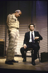 Actors (L-R) George Guidall & Sam Freed in a scene fr. the WPA Theatre's production of the play "Morocco." (New York)