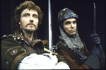 Actors (L-R) Christopher Walken & Chris Sarandon in a scene fr. the American Shakespeare Theatre's production of the play "Henry IV Part 1." (Stratford)