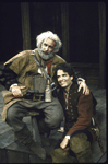 Actors (L-R) Roy Dotrice & Chris Sarandon in a scene fr. the American Shakespeare Theatre's production of the play "Henry IV Part 1." (Stratford)