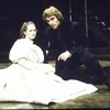Actors Lisabeth Bartlett & Christopher Walken in a scene fr. the American Shakespeare Theatre's production of the play "Hamlet." (Stratford)