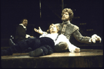 Actors (L-R) Christopher Walken & Stephen Lang in a scene fr. the American Shakespeare Theatre's production of the play "Hamlet." (Stratford)