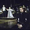 Actor Christopher Walken (R) w. cast in a scene fr. the American Shakespeare Theatre's production of the play "Hamlet." (Stratford)
