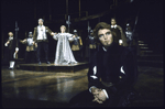 Actor Christopher Walken (R) w. cast in a scene fr. the American Shakespeare Theatre's production of the play "Hamlet." (Stratford)