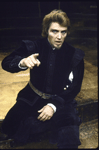 Actor Christopher Walken in a scene fr. the American Shakespeare Theatre's production of the play "Hamlet." (Stratford)