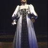 Actress Anne Baxter in a scene fr. the American Shakespeare Theatre's production of the play "Hamlet." (Stratford)