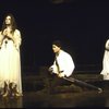 Actors (L-R) Lisabeth Bartlett, Chris Sarandon & Anne Baxter in a scene fr. the American Shakespeare Theatre's production of the play "Hamlet." (Stratford)