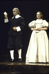 Actors Lisabeth Bartlett & Roy Dotrice in a scene fr. the American Shakespeare Theatre's production of the play "Hamlet." (Stratford)