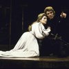 Actors Anne Baxter & Christopher Walken in a scene fr. the American Shakespeare Theatre's production of the play "Hamlet." (Stratford)