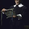 Actor Roy Dotrice in a scene fr. the American Shakespeare Theatre's production of the play "Hamlet." (Stratford)