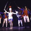 Actress Madeline Kahn (C) w. cast in a scene fr. the Broadway musical "On the Twentieth Century." (New York)