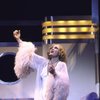 Actress Madeline Kahn in a scene fr. the Broadway musical "On the Twentieth Century." (New York)