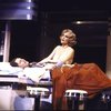Actors Madeline Kahn & John Cullum in a scene fr. the Broadway musical "On the Twentieth Century." (New York)