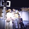 Actors (L-R) Madeline Kahn, Kevin Kline & John Cullum in a scene fr. the Broadway musical "On the Twentieth Century." (New York)