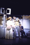 Actors (L-R) Madeline Kahn, Kevin Kline & John Cullum in a scene fr. the Broadway musical "On the Twentieth Century." (New York)
