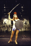 Actress Judy Kaye in a scene fr. the replacement cast of the Broadway musical "On the Twentieth Century." (New York)