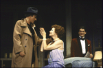 Actors (L-R) Peter Michael Goetz, Barbara Sohmers & John Vickery in a scene from the Broadway play "Ned and Jack." (New York)