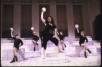 Actors (L-R) Cameron Johann, Jadrien Steele, Kathi Moss, Evans Allen & Patrick Wilcox in a scene fr. the Broadway musical "Nine." (New York)