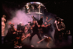 Scene from the play "Temptation", by playwright Vaclav Havel, at the Public Theater