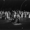 New York City Ballet production of "Firebird" showing wedding scene with Francisco Moncion and Una Kai, choreography by George Balanchine (New York)