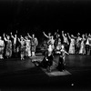 New York City Ballet production of "Firebird" showing wedding scene with Francisco Moncion and Una Kai, choreography by George Balanchine (New York)
