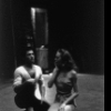 New York City Ballet production of "Afternoon of a Faun" rehearsal with Allegra Kent and Francisco Moncion, choreography by Jerome Robbins (New York)
