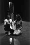 New York City Ballet production of "Afternoon of a Faun" rehearsal with Allegra Kent and Francisco Moncion, choreography by Jerome Robbins (New York)