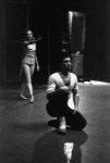 New York City Ballet production of "Afternoon of a Faun" rehearsal with Allegra Kent and Francisco Moncion, choreography by Jerome Robbins (New York)