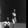 New York City Ballet production of "Afternoon of a Faun" rehearsal with Allegra Kent and Francisco Moncion, choreography by Jerome Robbins (New York)