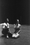 New York City Ballet production of "Afternoon of a Faun" rehearsal with Allegra Kent and Francisco Moncion, choreography by Jerome Robbins (New York)