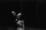 New York City Ballet production of "Afternoon of a Faun" Jerome Robbins rehearses Allegra Kent, choreography by Jerome Robbins (New York)