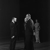 New York City Ballet, George Balanchine and Lincoln Kirstein talk with unidentified man (New York)