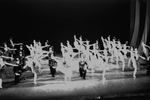 New York City Ballet production of "Stars and Stripes" (action shot with blur}, choreography by George Balanchine (New York)