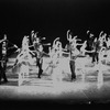 New York City Ballet production of "Stars and Stripes" (action shot with blur}, choreography by George Balanchine (New York)