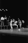 New York City Ballet production of "Square Dance" with Patricia Wilde and musicians, choreography by George Balanchine (New York)