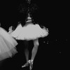 New York City Ballet, Maria Tallchief waits for entrance in "Gounod Symphony", choreography by George Balanchine (New York)