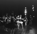 New York City Ballet production of "Stars and Stripes" with Allegra Kent and Jacques d'Amboise, choreography by George Balanchine (New York)