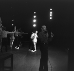 New York City Ballet production of "Square Dance" with Patricia Wilde and Nicholas Magallanes and caller, Elisha Keeler, choreography by George Balanchine (New York)