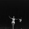 New York City Ballet production of "Square Dance" with Patricia Wilde and Nicholas Magallanes taking bow after performance, choreography by George Balanchine (New York)