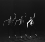 New York City Ballet production of "Interplay" with Richard Rapp, Arthur Mitchell and Edward Villella, choreography by Jerome Robbins (New York)