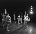 New York City Ballet production of "Pas de Dix" with Maria Tallchief and Andre Eglevsky, choreography by George Balanchine (New York)